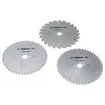 BOSCH POWERTOOLS PRO hout-cirkelzaagblad 160 mm (3-pack voordeelverpakking)