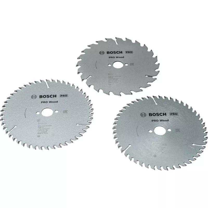 BOSCH POWERTOOLS PRO hout-cirkelzaagblad 160 mm (3-pack voordeelverpakking)