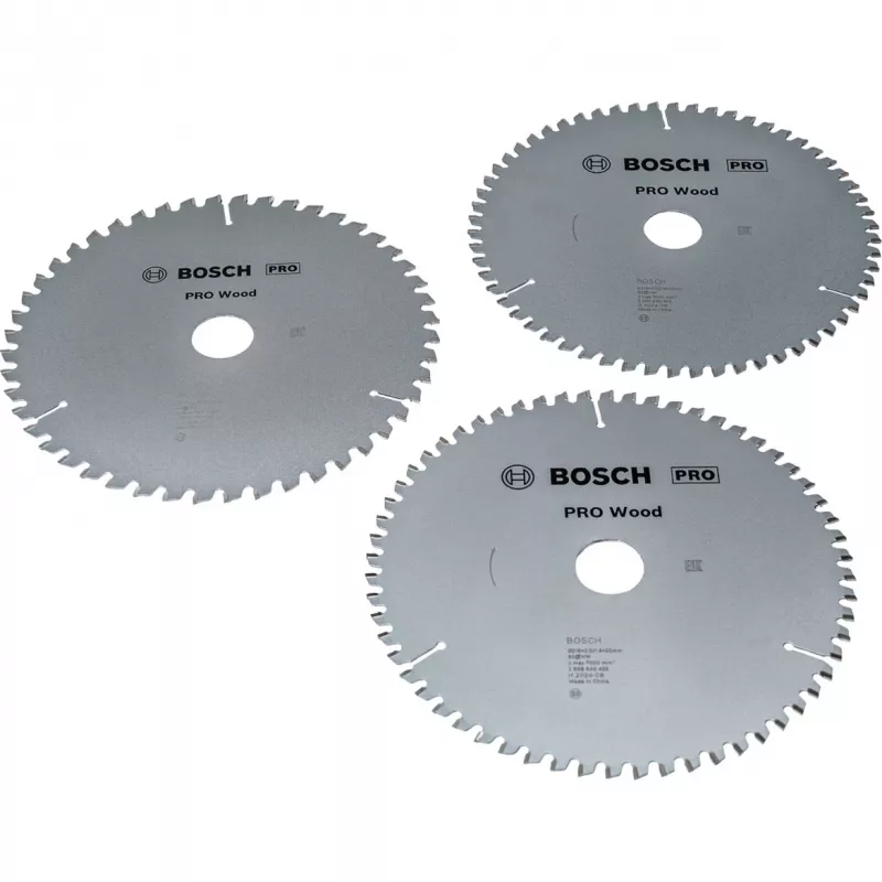 BOSCH POWERTOOLS PRO Wood cirkelzaagblad 216 mm (3-pack promotieverpakking)