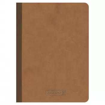 BRUNNEN FACT!plus notitieboek A6 geruit 96 blad bruin