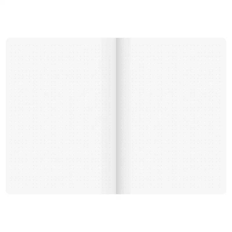 BRUNNEN FACT!plus notitieboek A5 gestippeld 96 blad bruin