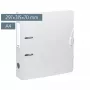 BRUNNEN WAVE hefboomhechter wit kunststof 7,0 cm DIN A4