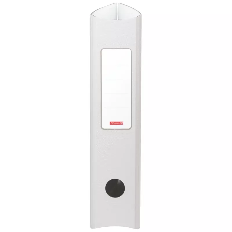 BRUNNEN WAVE hefboomhechter wit kunststof 7,0 cm DIN A4