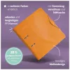 BRUNNEN WAVE hefboomdeksel-ordner oranje kunststof 7,0 cm DIN A4