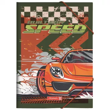 BRUNNEN Fast Wheels documentenmap A4 rood/groen
