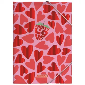 BRUNNEN Fruity Love Collection map A4 roze/rood, 1 stuk (1041604522)