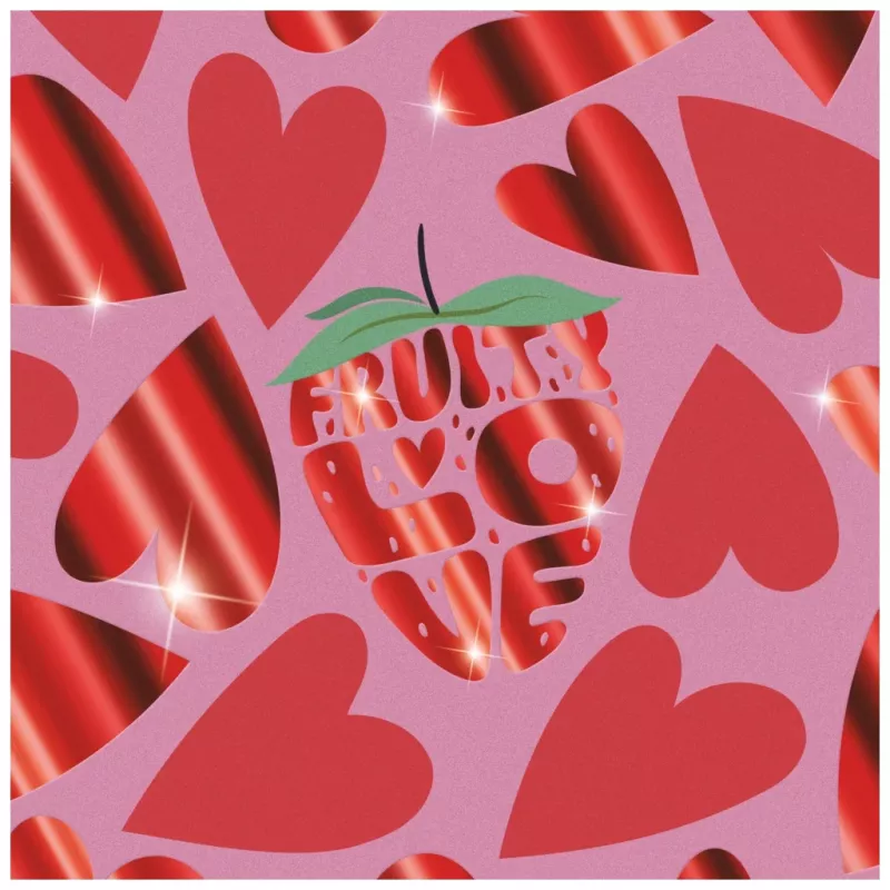 BRUNNEN Fruity Love Collection map A4 roze/rood, 1 stuk (1041604522)