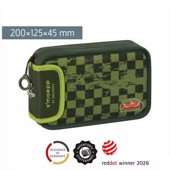 BRUNNEN gevuld etui s'maepp Fast Wheels groen/lichtgroen 16-delig, 20,0 x 4,5 cm (1049120521)