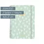 BRUNNEN Student Planner Heart 2026/2027 mint, wit, goud, 1 stuk (1072156097)