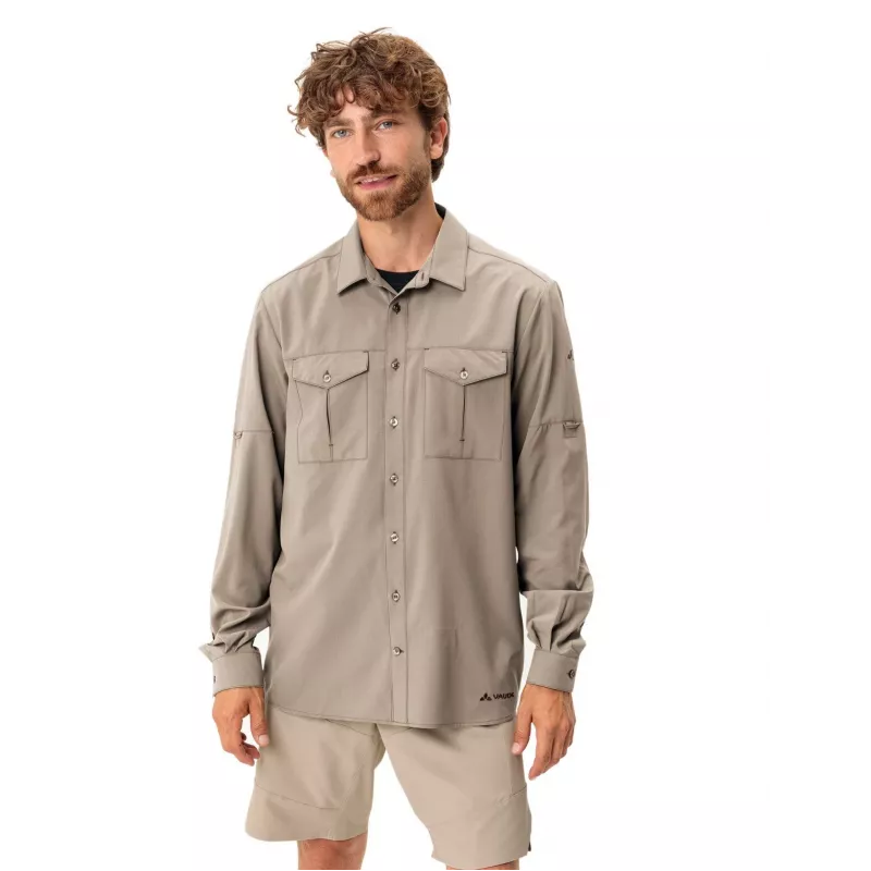 Vaude Rosemoor LS shirt II - Linen - maat M