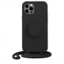 Just Elegance JE PopGrip Case voor Apple iPhone 12 Pro Max 6,7 inch zwart 30161 AW/SS23
