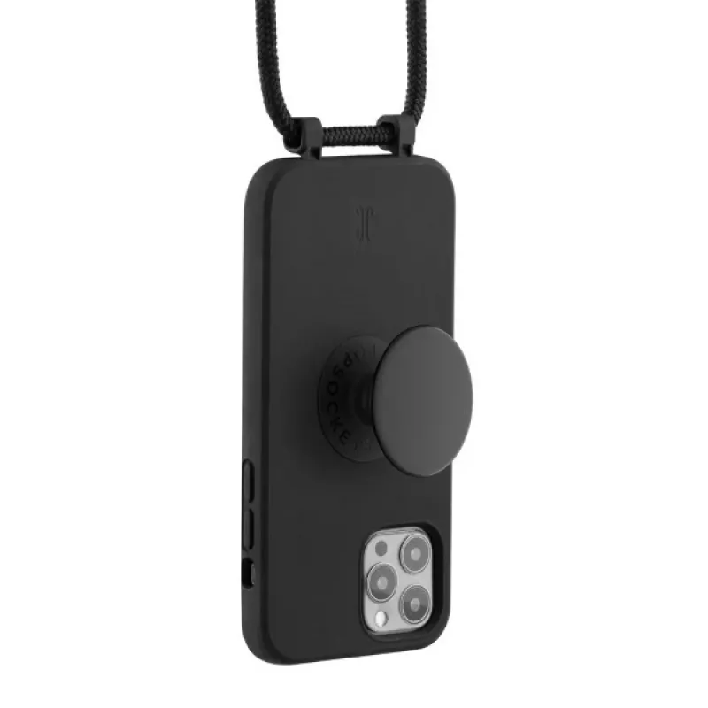 Just Elegance JE PopGrip Case voor Apple iPhone 12 Pro Max 6,7 inch zwart 30161 AW/SS23