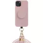 Just Elegance 3-in-1 PopGrip hoes voor Apple iPhone 15 6,1 inch - rosé (30494)