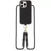 Just Elegance 2-in-1 Wallet Folio Case voor iPhone 15 Pro 6,1 inch met MagSafe, zwart
