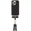 Just Elegance 2-in-1 Wallet Folio Case voor iPhone 15 Pro 6,1 inch met MagSafe, zwart