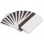 ARTDEV blanco plastic kaart - 30mil 0,76mm met ongeprogrammeerde Lo-Co magneetstrip - wit