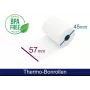ARTDEV thermorol - 57mm x 25m, 12mm kern, wit