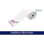 ARTDEV 2-laags doorschrijfpapierrol 76mm x 25m wit/geel voor matrixprinters