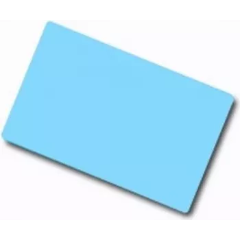 ARTDEV Blanco PVC-kaart - 86 x 54mm 30mil 0,76mm lichtblauw