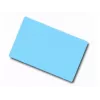 ARTDEV blanco pvc-kaart – 86 x 54mm 30mil 0,76mm lichtblauw