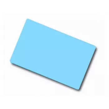 ARTDEV Blanco PVC-kaart - 86 x 54mm 30mil 0,76mm lichtblauw