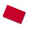 ARTDEV Blanco rode PVC-kaart - 30mil 0,76mm - CR80 - enkel