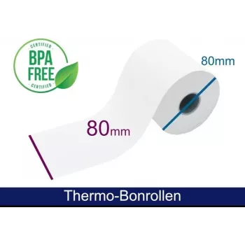 ARTDEV Thermische rol 80x80x25 mm wit 72m 55g 50 rollen/pak