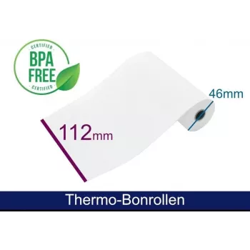ARTDEV Thermische rol - 112 46 12 B/D max./K wit 25m 48g