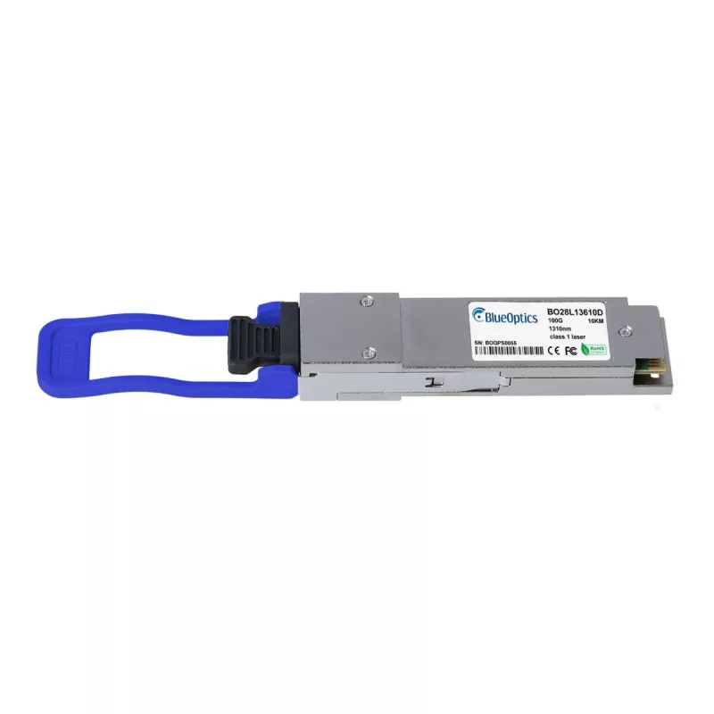Ruckus-compatible BlueOptics QSFP28 100GBASE-LR4 transceiver (E100G-QSFP28-LR4-10KM-BO)