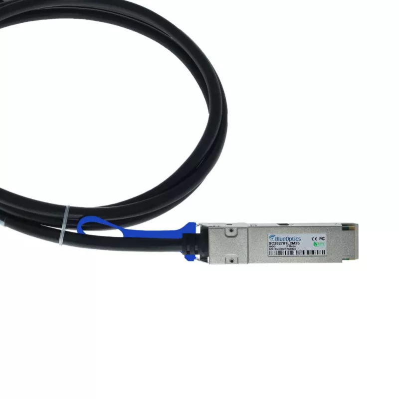 BlueOptics QSFP28-4SFP28-DAC-2M Compatible BlueLAN QSFP28 DAC Breakout-kabel 2m