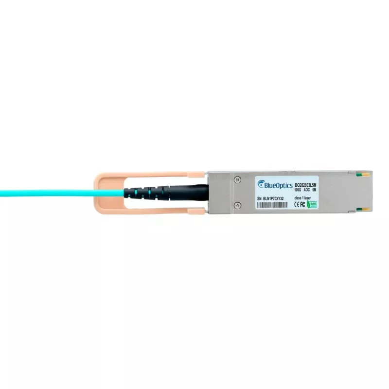 BlueOptics QSFP28-100G-AOC-2M Active Optical Cable 2m compatibel met Ruckus