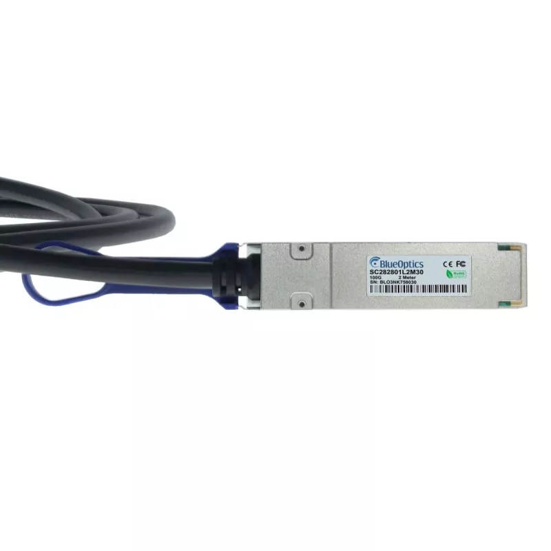 BlueOptics Ruckus Compatibele BlueLAN DAC QSFP28-kabel 0,5m passief 100GbE