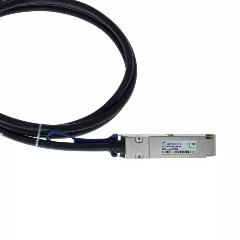 BlueOptics 100G QSFP28 passieve Direct Attach koperkabel 5m zwart