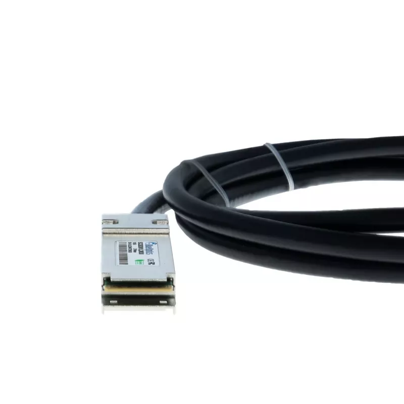 BlueOptics 100G QSFP28 passieve Direct Attach koperkabel 5m zwart