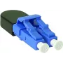BlueOptics Loopback-adapter LC Duplex Singlemode SM 9/125µm keramische ferrule blauw