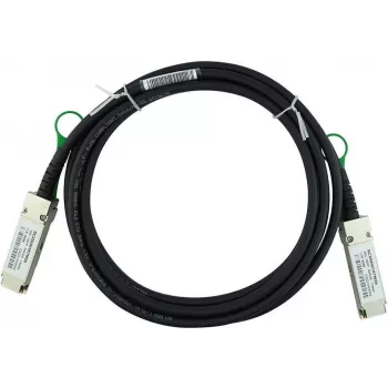BlueOptics FCI 10093084-3030LF compatibele BlueLAN QSFP Direct Attach kabel, 40GBASE-CR4, 3m, 30AWG, passief koper-twinax