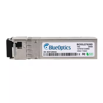 BlueOptics SFP+ 10GBase-BX-U transceiver, 1270nm TX / 1330nm RX, LC simplex, SMF, 20km, compatibel met Synology SFP-10G-BX-U
