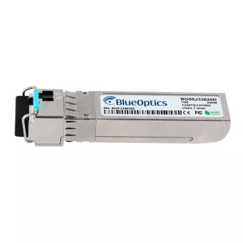 BlueOptics SFP+ BO55J33620D 10GbE BiDi SFP+-transceiver 20 km LC simplex 1330 nm TX / 1270 nm RX compatibel met Synology SFP-10G-BX-D