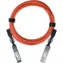 BlueOptics 74764-1101 compatibele BlueLAN QSFP+ naar 4x SFP+ passieve Direct Attach Copper Breakout-kabel (DAC) - 1m