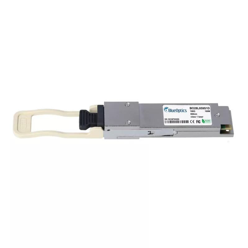 BlueOptics QSFP28 100GBASE-SR4 transceiver compatibel met Ruckus E100G-QSFP28-SR4-A