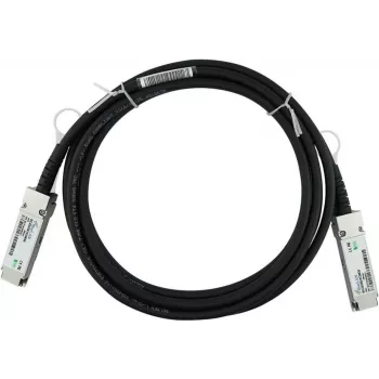 BLUEOPTICS compatibele H3C QSFP-40G-0.5M-CM BlueLAN QSFP direct attach-kabel, 40GBASE-CR4, Ethernet/Infiniband QDR, 30AWG, 0,5 meter (QSFP-40G-0.5M-CM-BL)