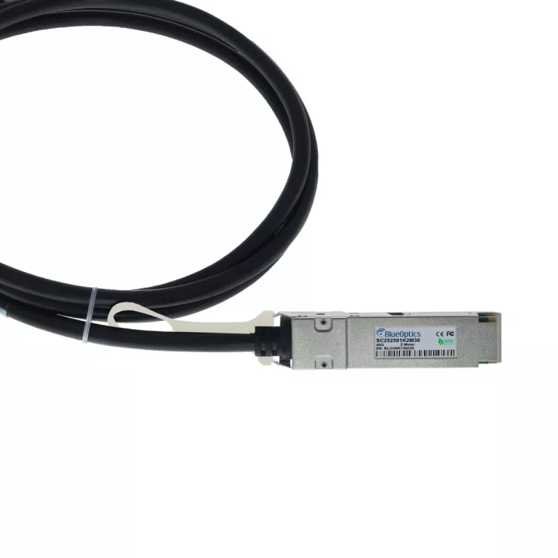BlueOptics 40G-QSFP-C-00501-A compatibele BlueLAN DAC QSFP+-kabel 0,5 m (30 AWG)