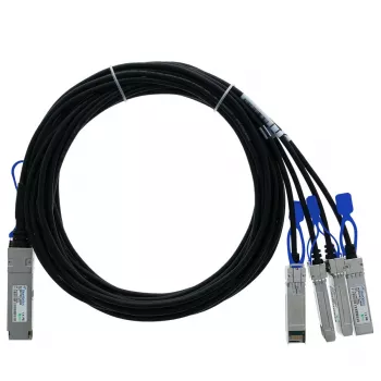 BlueOptics D-Link DEM-CB100Q28-4S28-2 BlueLAN passieve 100GBASE-CR4 QSFP28 naar 4x25GBASE-CR SFP28 direct attach breakout-kabel, 2m