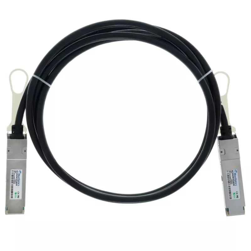 BlueLAN QSFP-40G-2M-CM-BL compatibele H3C QSFP+ direct attach-kabel, 40GBASE-CR4, 30AWG, 2 meter