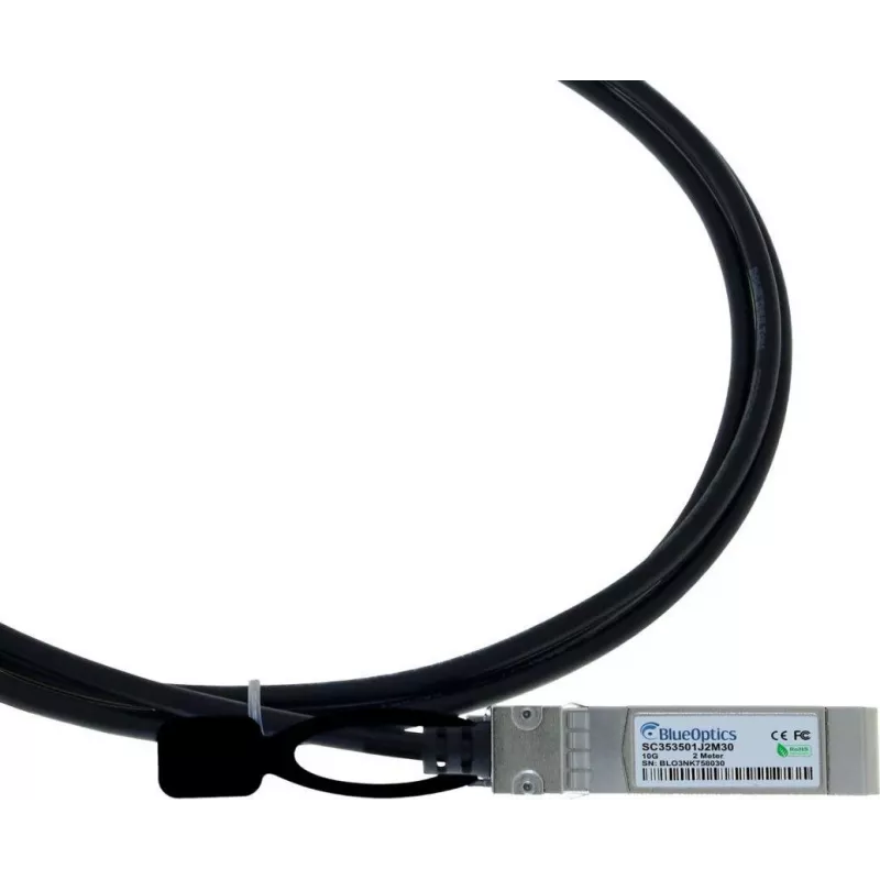 BlueOptics Fortinet FN-CABLE-SFP+3 BlueLAN SC353501J3M30 10GBASE-CR passieve SFP+ naar SFP+ direct attach-kabel, 3 meter