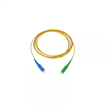 BlueOptics simplex glasvezel-patchkabel, SC-UPC naar SC-APC, singlemode OS2, 9/125µm, LSZH, blauw/groen, 30 m