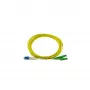 BlueOptics Duplex glasvezel-patchkabel, LC-UPC naar E2000-APC, singlemode OS2, 1 m, blauw/groen