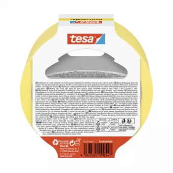 Tesa Professional schildersafplakband geel 50 m x 30 mm 1 rol