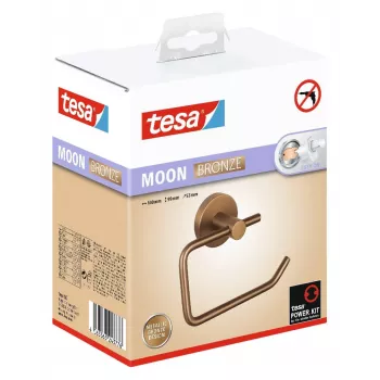 Tesa MOON BRONZE toiletpapierhouder zelfklevend metaal