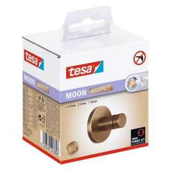 TESA MOON BRONZE handdoekhaak zelfklevend metaal 6 kg